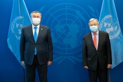 БҰҰ бас хатшысы Тоқаевқа Алматыда Ауғанстан бойынша миссиясын орналастырғаны үшін алғыс айтты